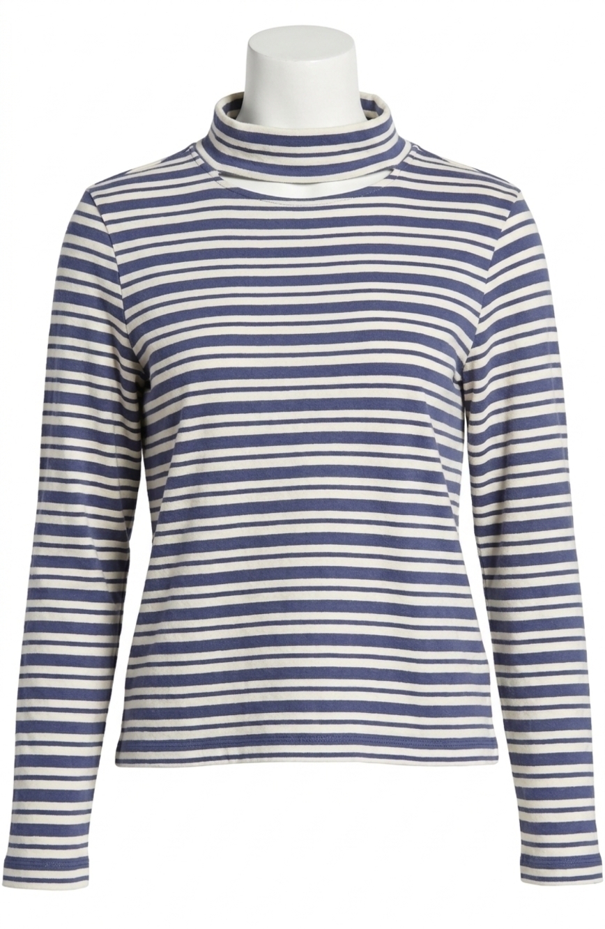 NEW NATION LTD delphine tossed stripe sweatshirt in tossed stripe